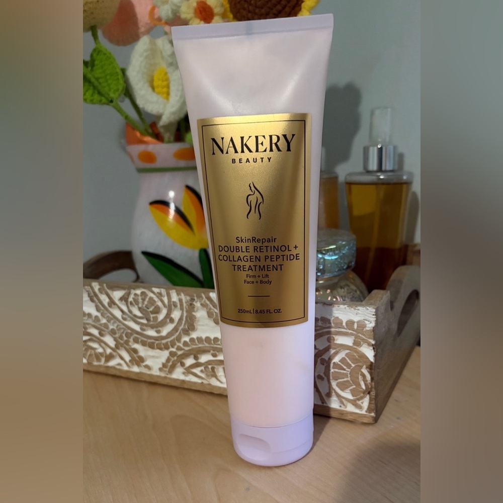 NEW NAKERY BEAUTY DOUBLE RETINOL & COLLAGEN PEPTIDE TREATMENT FOR FACE AND BODY